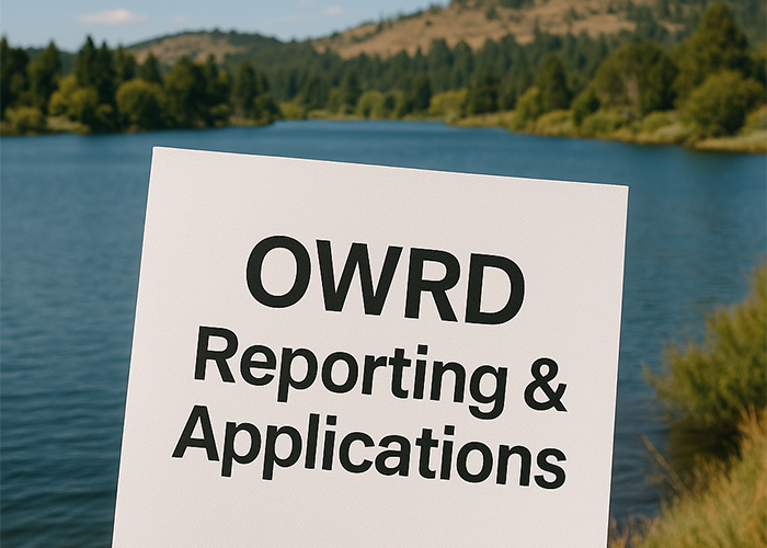 OWRD Reporting and Applications